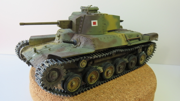 1/35 ファインモールド】九七式中戦車 新砲塔チハ【4.完成】 - モデル