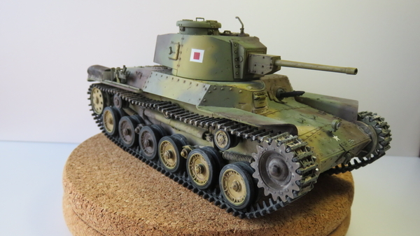 1/35 ファインモールド】九七式中戦車 新砲塔チハ【4.完成】 - モデル
