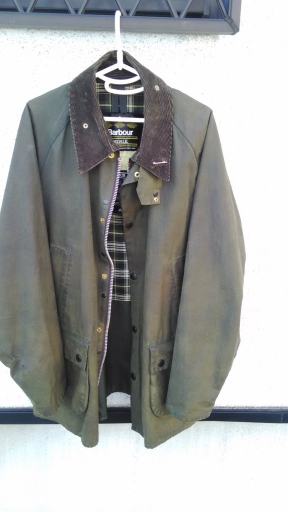 バブアー洗いました ちょっとだけ洋服に詳しくなるブログ