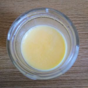 上から見たプリン