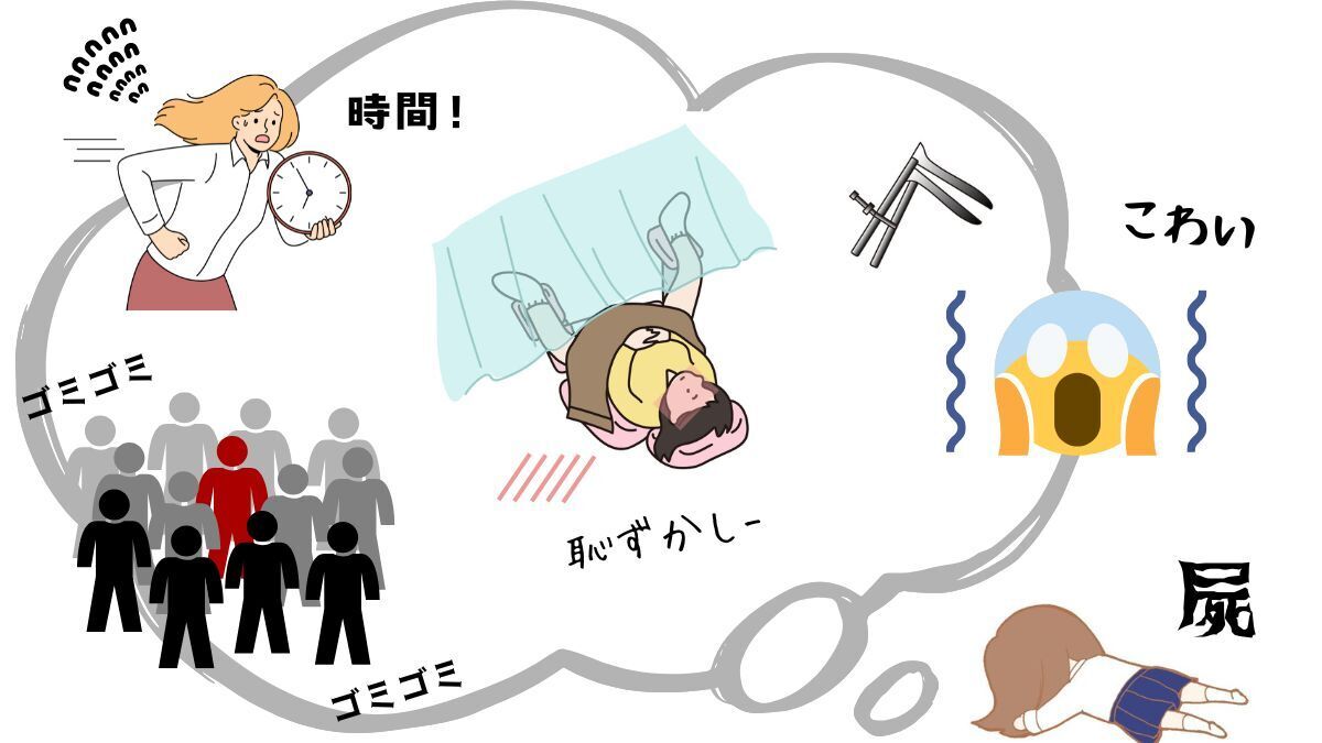 一人暮らし無職ニートひきこもり、婦人科検診、がん検診、内診、痛い、クスコ
