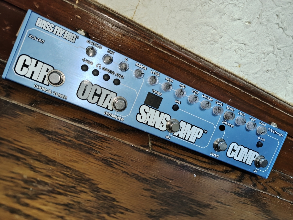 TECH21 BASS FLY RIG v1｜サンズアンプを中心にしたマルチエフェクター