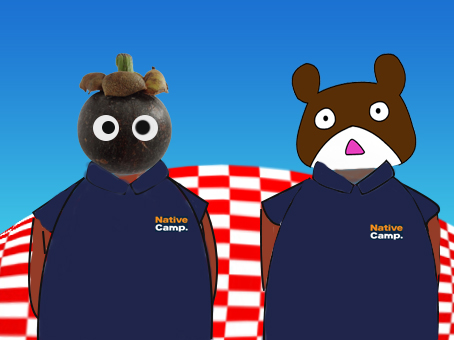 司会担当のマンゴスチンとくまちゃん