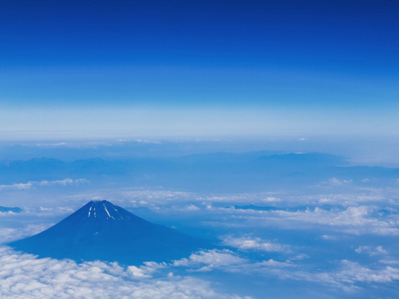 富士山を遠目から