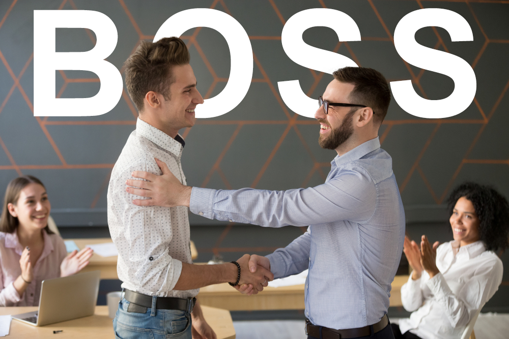 BOSSの反対語は？