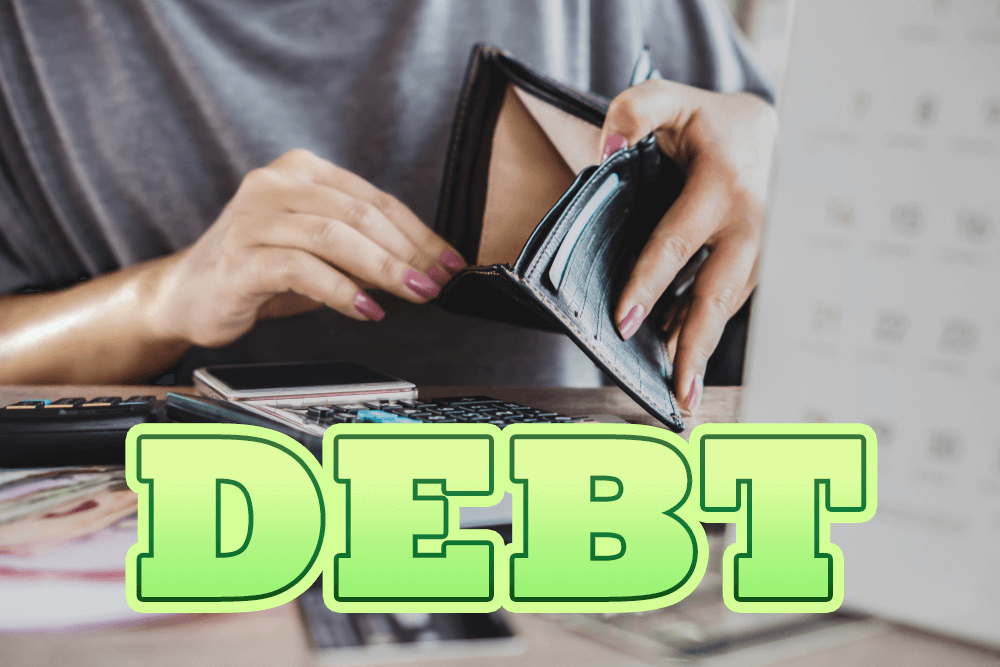 debt, オンライン英会話, 借金