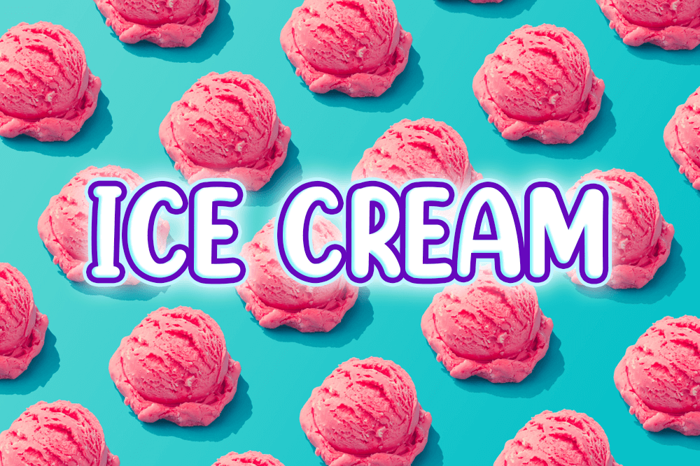 ice cream, オンライン英会話, アイス