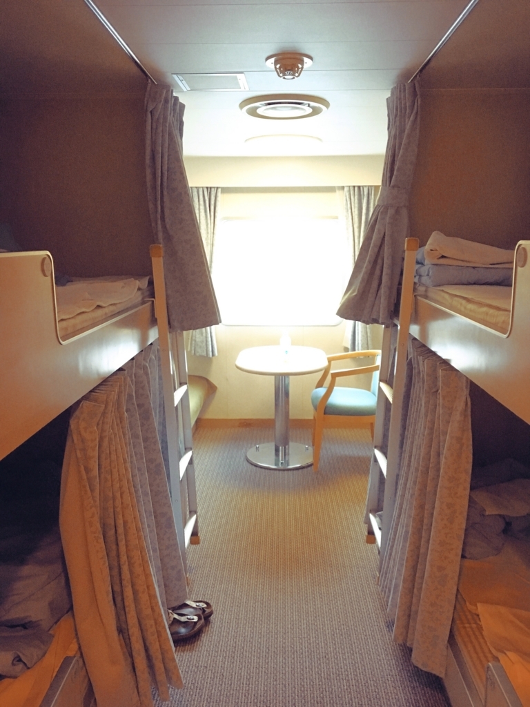 特一等室部屋の中 f:id:natsupocha:20170925123330j:plain