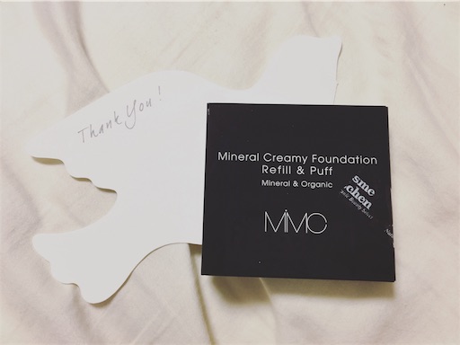 MiMCのミネラルクリーミーファンデーション MiMCのミネラルクリーミーファンデーション