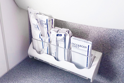 ANAビジネスクラスのアメニティトイレに用意してあるもの