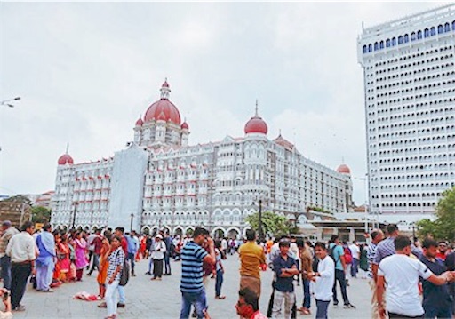 Taj Mahal Hotel seen from India Gate