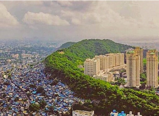 Difference between rich and poor in Mumbai