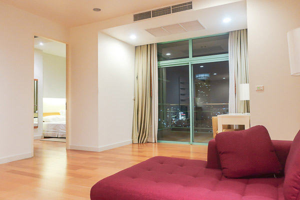 View of the veranda from the sofa