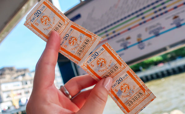 Chao Phraya Express boat ticket