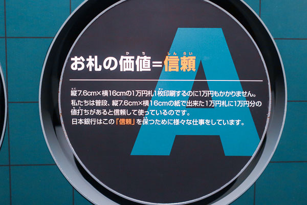 お札の価値=信頼