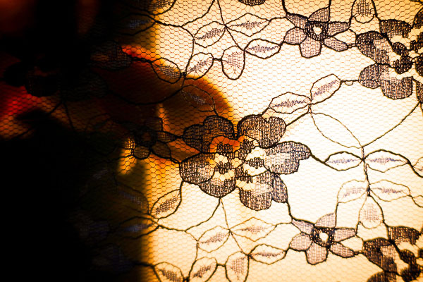 Shape of goldfish in the light