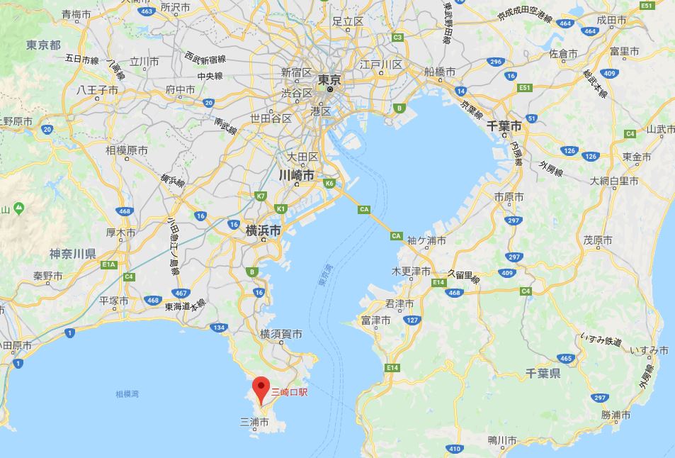三崎口駅場所地図