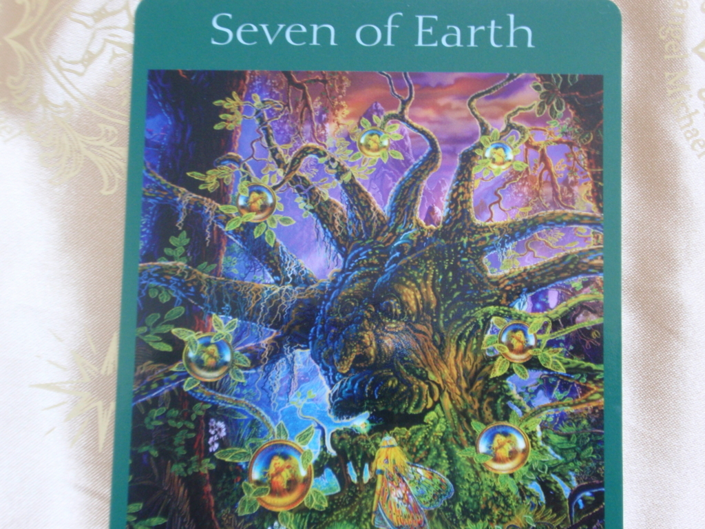 エンジェルタロットカード Seven of Earth
