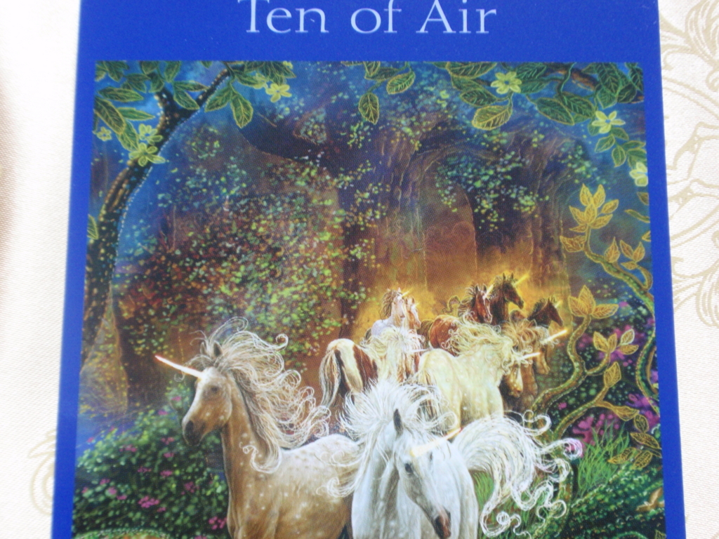 エンジェルタロットカード Ten of Air