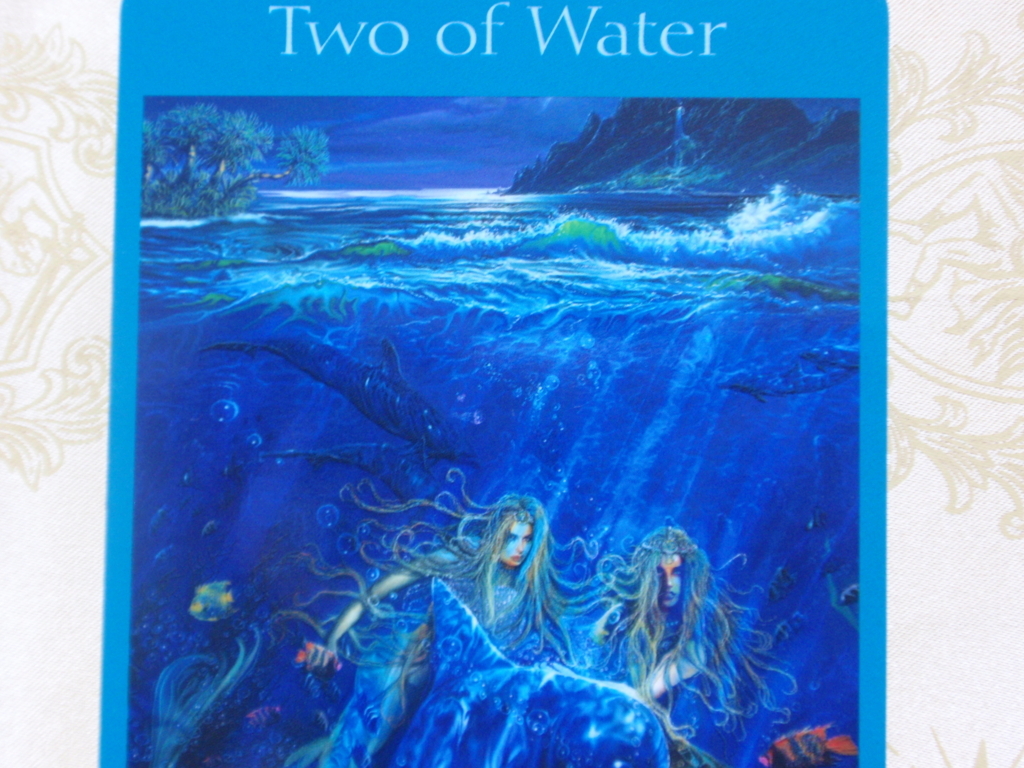 エンジェルタロットカード Two of Water