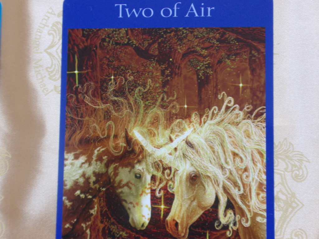 エンジェルタロットカード Two of Air