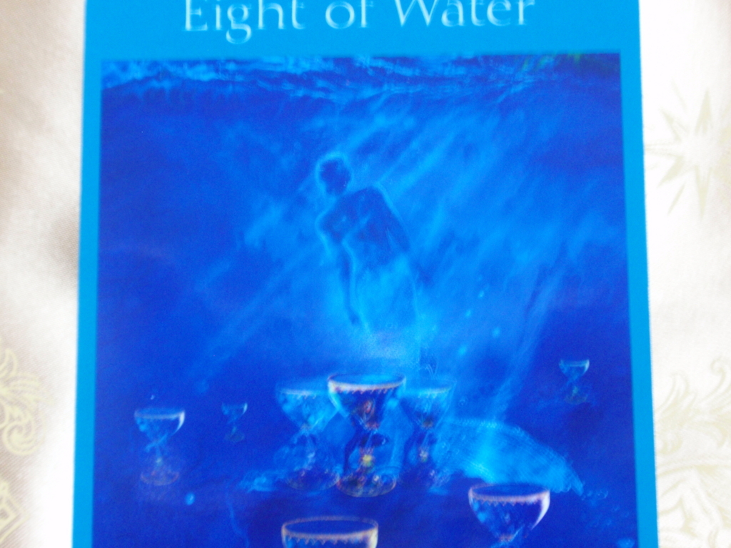 エンジェルタロットカード Eight of Water