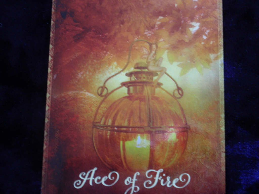 グッドタロットオラクルカード Ace of Fire