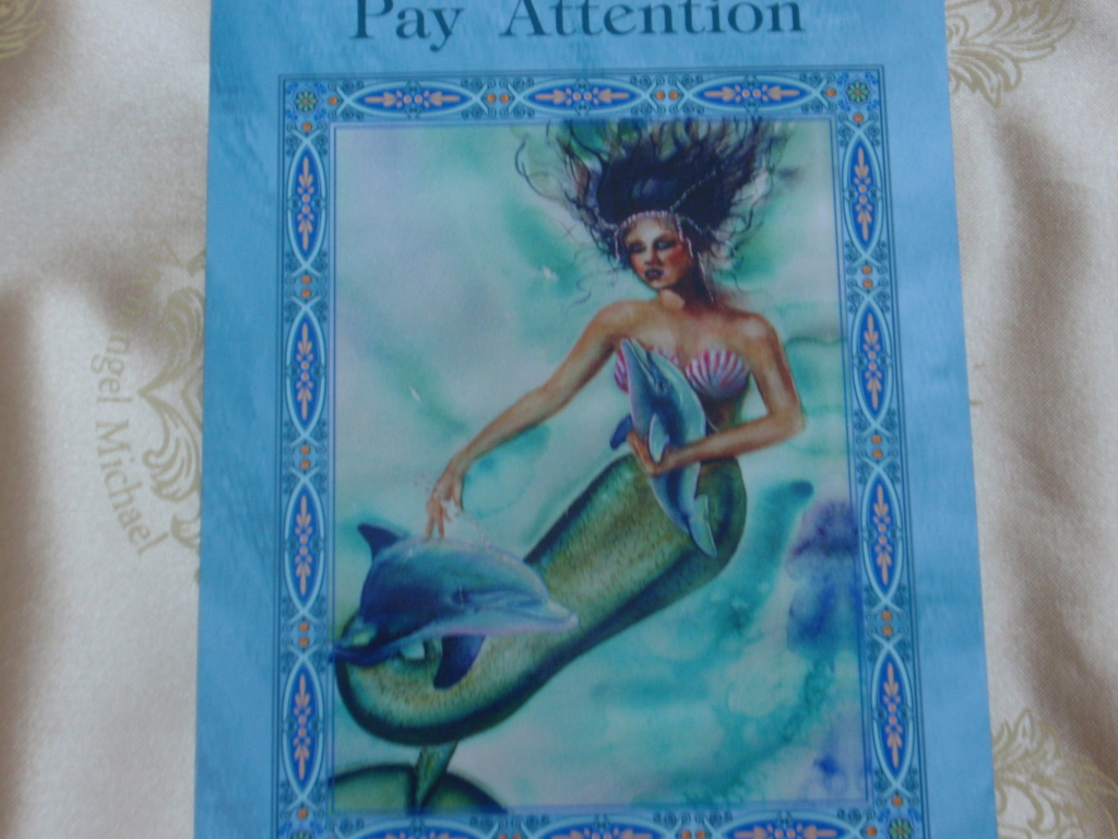 マーメイド&ドルフィンオラクルカード Pay Attention