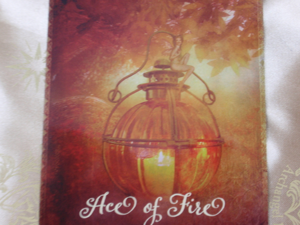 グッドタロットオラクルカード Ace of Fire