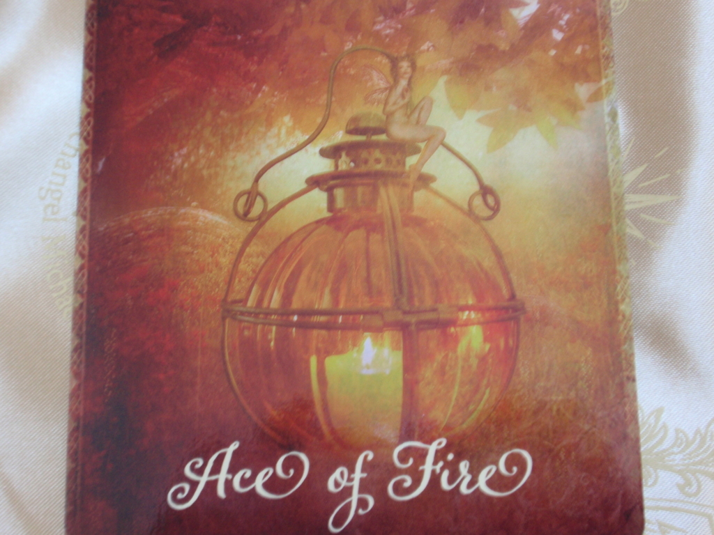 グッドタロットオラクルカード Ace of Fire
