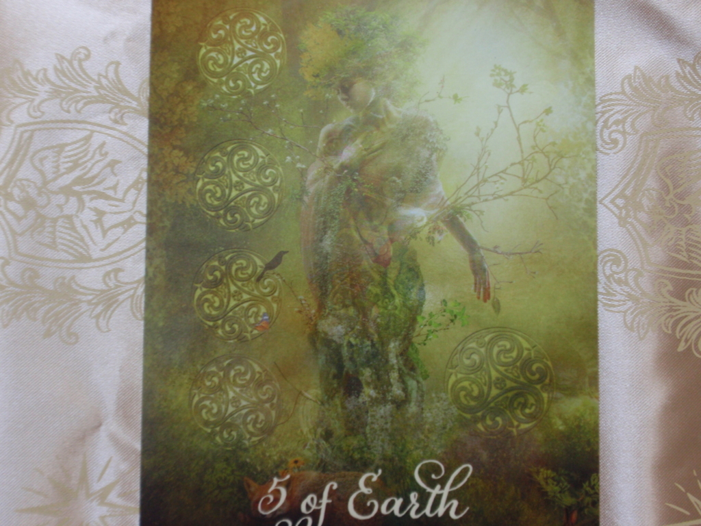 グッドタロットオラクルカード 5 of Earth
