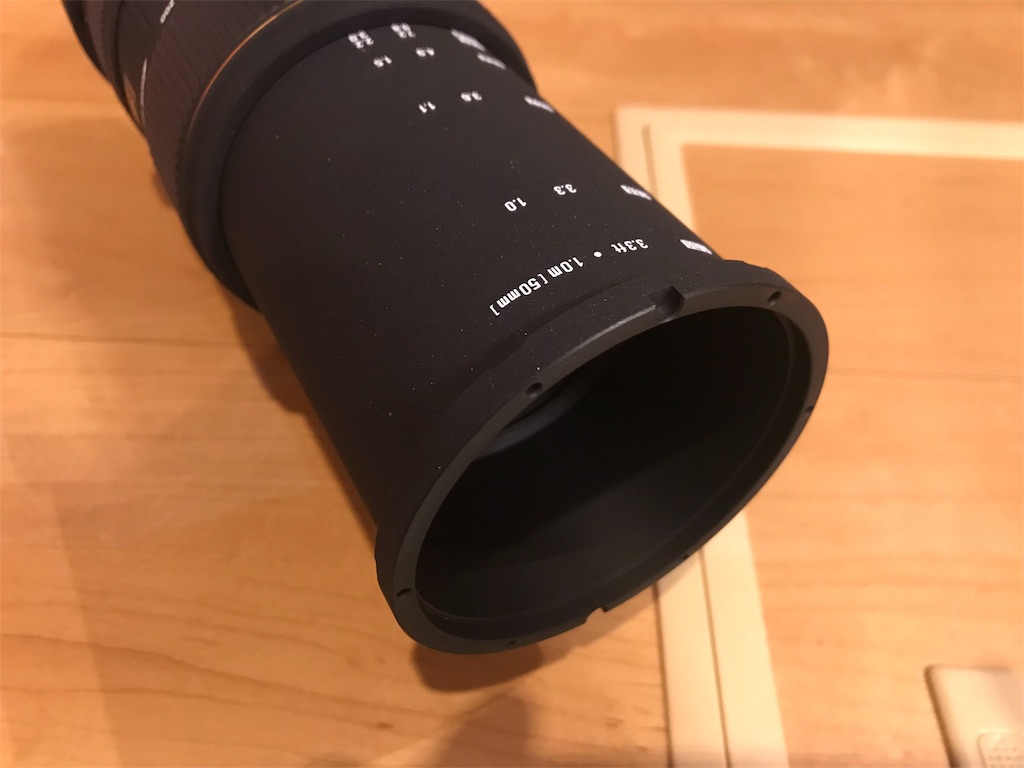 SIGMA APO 50-500mm F4-6.3 の分解・清掃(レンズのカビ除去