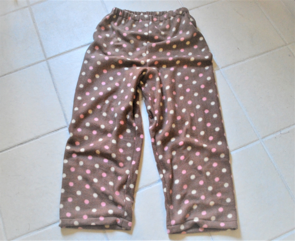 母のために作ったフリースのルームパンツ なびの洋裁教室ブログ
