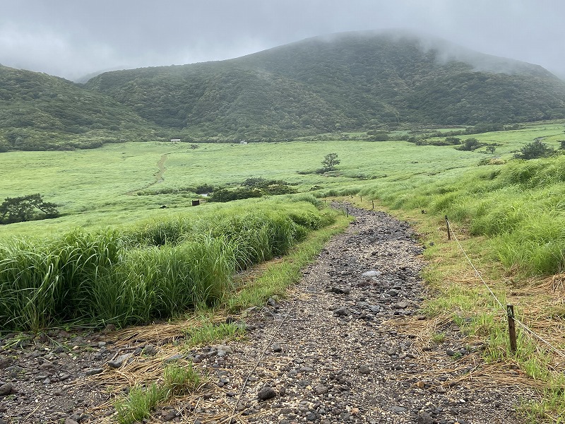 九州自然歩道 113日目 ずぶ濡れ地獄の最後に天使を見た 大分県竹田市久住町法華院温泉山荘~玖珠郡九重町牧ノ戸峠 2021年8月9日 - 九州 ...