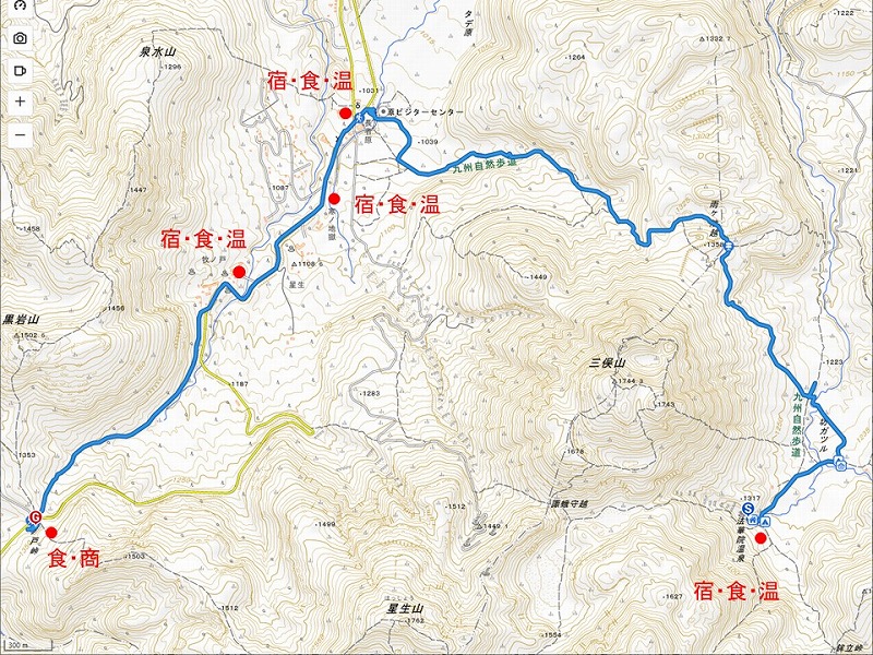 九州自然歩道 113日目 ずぶ濡れ地獄の最後に天使を見た 大分県竹田市久住町法華院温泉山荘～玖珠郡九重町牧ノ戸峠 2021年8月9日 - 九州 ...