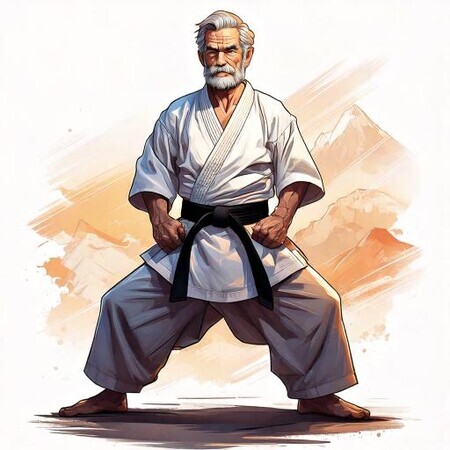 古武術の達人の博士