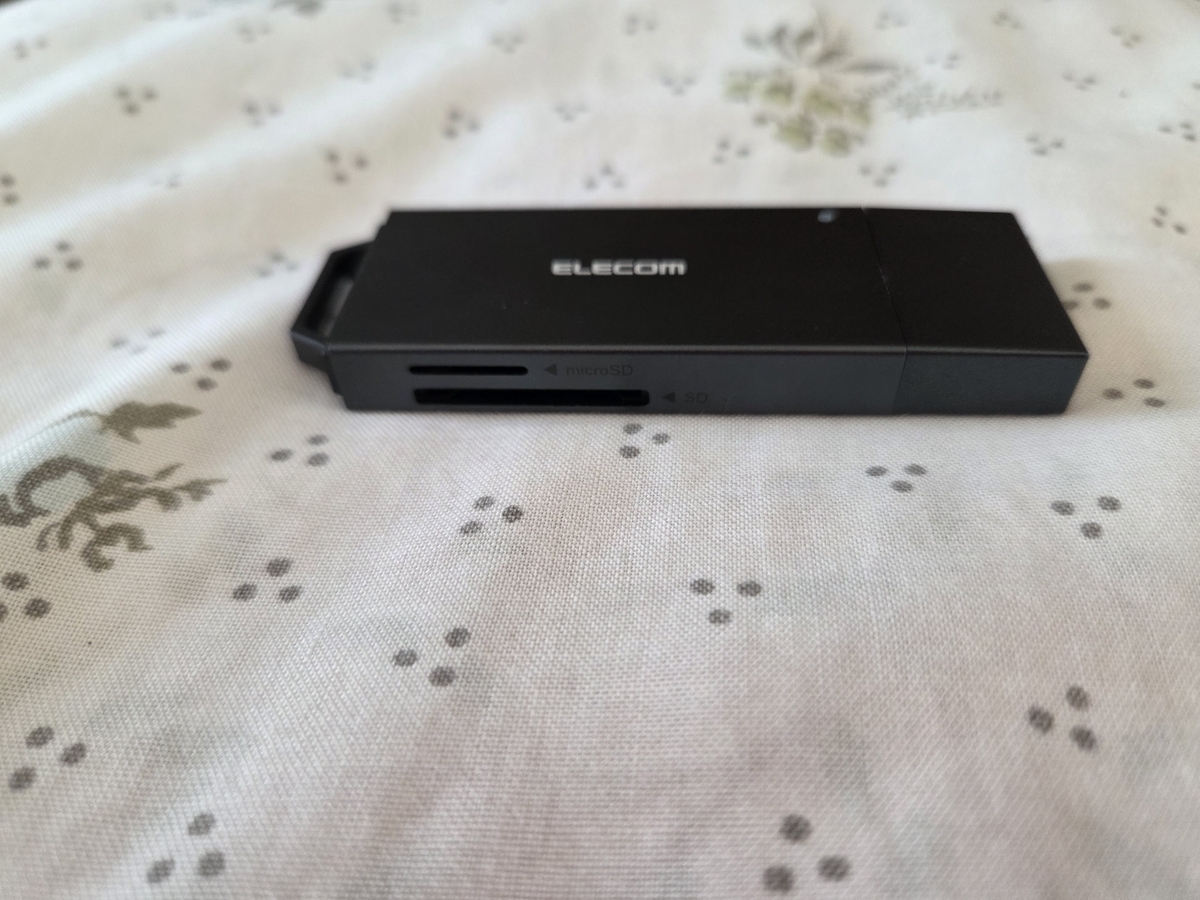 sdcard reader,SDカードリーダー,エレコム,
