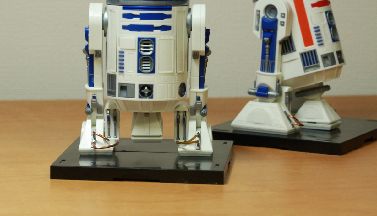 スター・ウォーズ R2-D2 & R5-D4 1/12スケール プラモデル - Jabba's diary