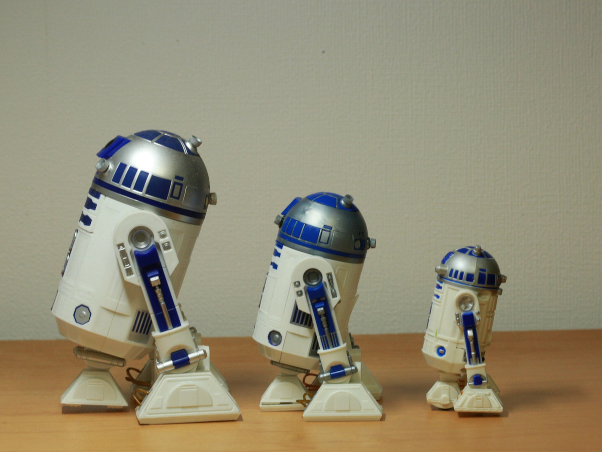 スター・ウォーズ R2-D2 & R5-D4 1/12スケール プラモデル - Jabba's diary