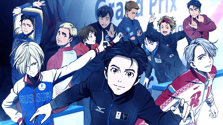 アニメ『ユーリ!!! on ICE』PVのスクリーンショット