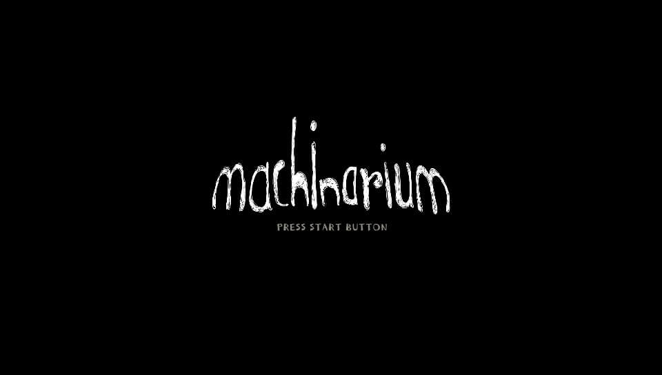 『Machinarium（マシナリウム）』のタイトル画面