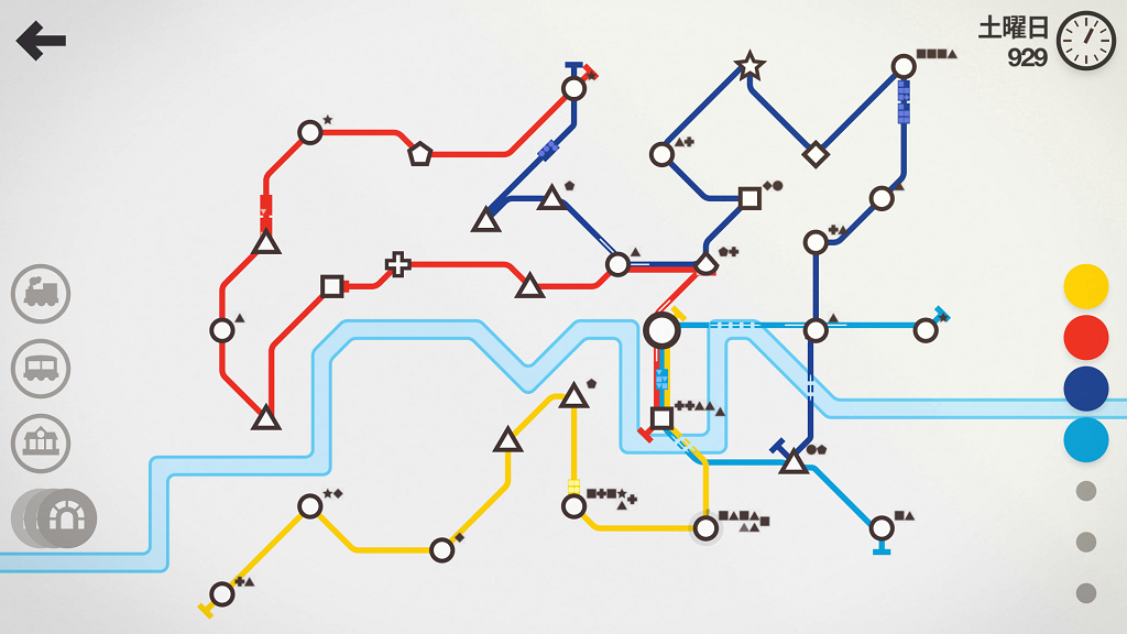 スマホゲーム『Mini Metro』