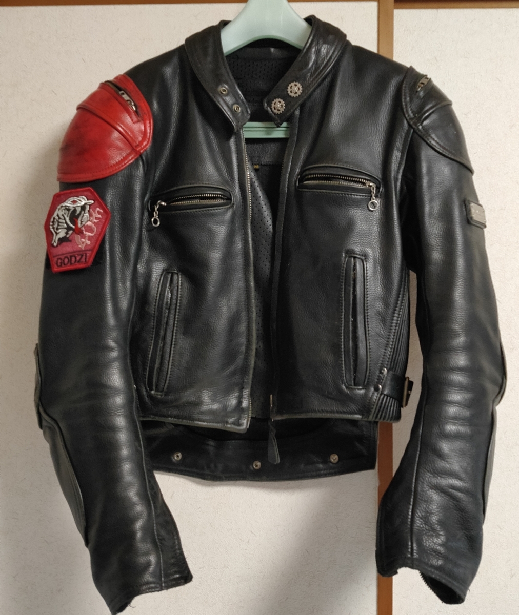 kadoya BLACK STAR バイクウェアについて お気に入り革ジャン - 雨