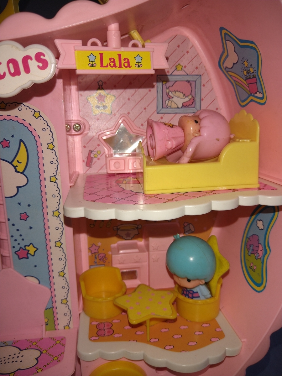 当時物・昭和レトロ] サンリオ キキララの月のおうち Little Twin