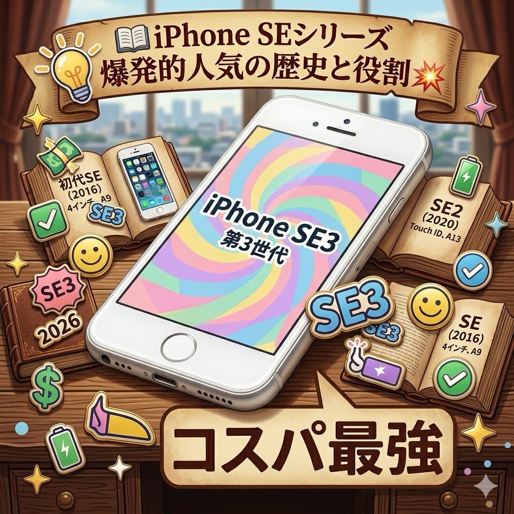 📱📱✨【2026年最新版】iPhone SE（第3世代）はまだ現役？コスパ最強