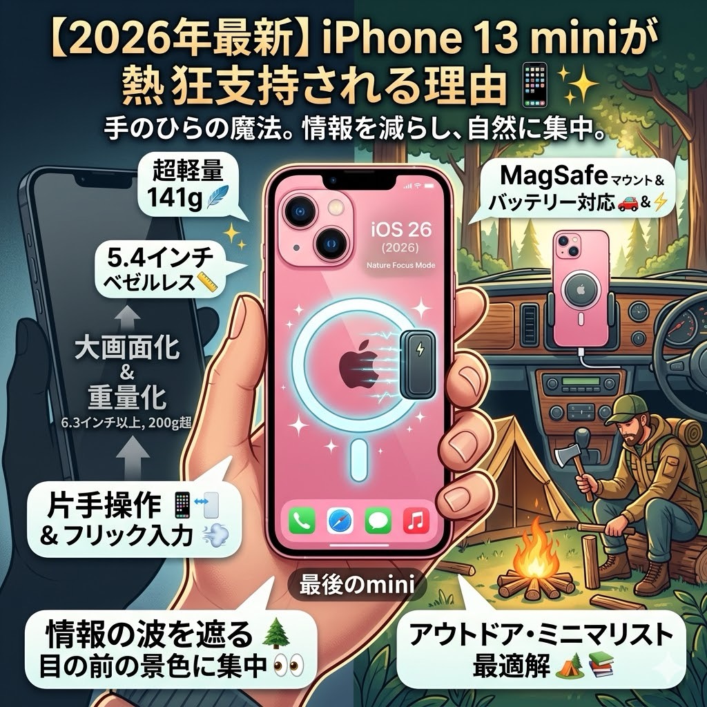 iPhone 13mini 取引先決定しました 📱📱✨【2026年最新】iPhone 13 miniはまだ使える？ iOS 26対応！小型