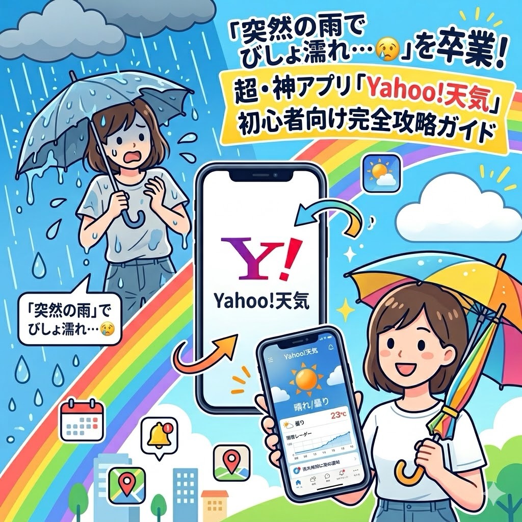 神アプリ 天気チェックの神アプリ！Yahoo!天気の使い方 - アウトドアライフ