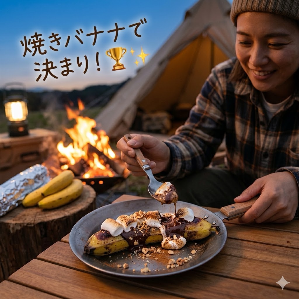 美味しさ倍増！キャンプで楽しむ焼きバナナ - アウトドアライフ