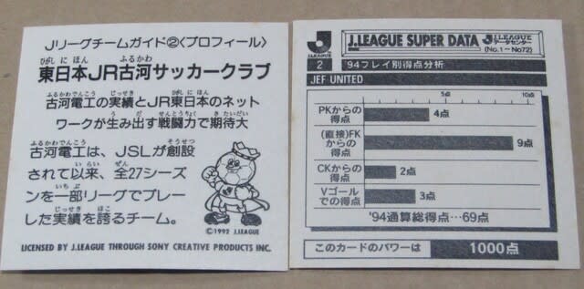 Jリーグ・バーのシール - 気晴らし。