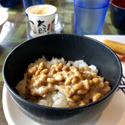 外国船でも納豆が食べられる幸せ